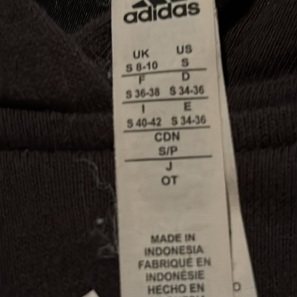 Adidas Two-Tone rugby Hoodie slouchy loose fit sweatshirt casual sporty small - Picture 5 of 10